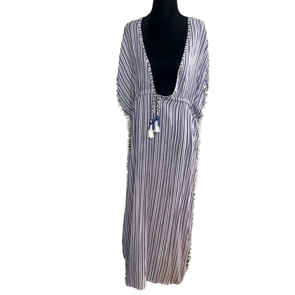NWT‎ BLUE ISLAND BEACH RESORT VACATION SWIM COVERUP DRESS SIZE L